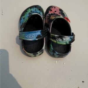 CROCS Unisex Colorful Tie-Dye Clogs